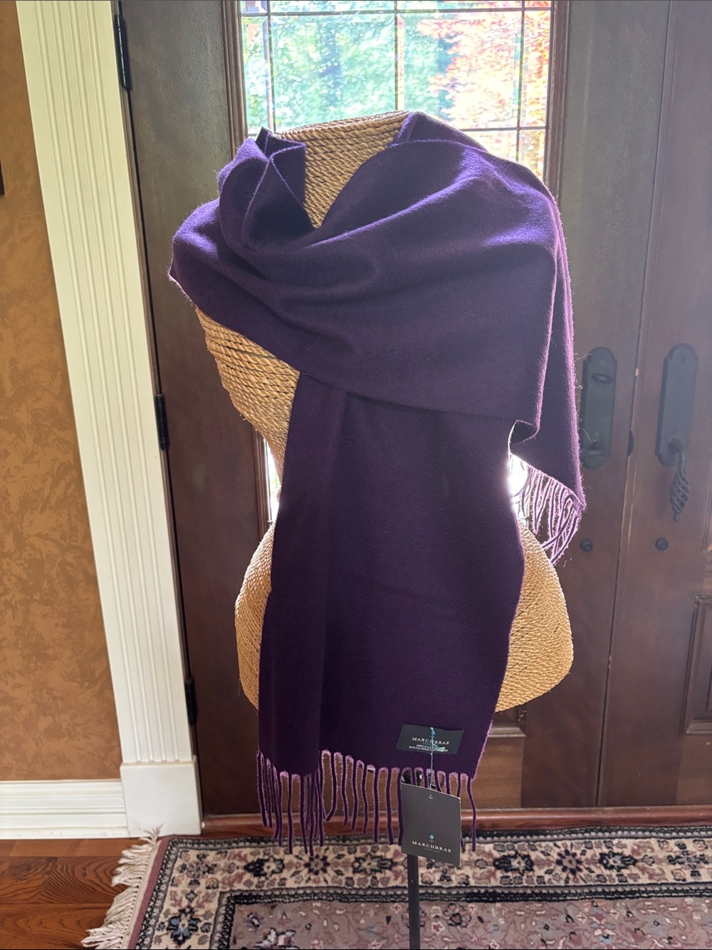 MARCHBRAE cashmere scarf